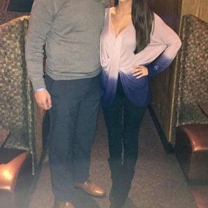 Purple Ombré Sweater